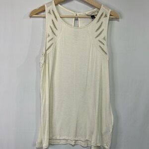 🪥 Universal Thread cream sleeveless aline tank top
